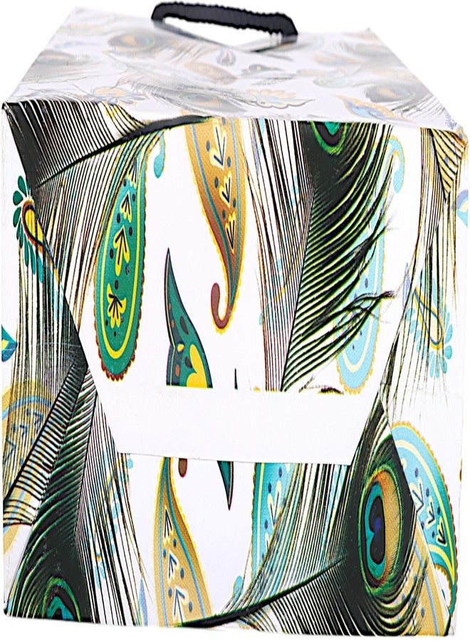 Unwrap Delights Pack of 36pcs (Each 10X8X3 inches) Floral Printed Thank You Paper Gift Bags - Stylish Paper Carry Bags for Birthday Gifting and Return Gifts (200 GSM). - Image 2
